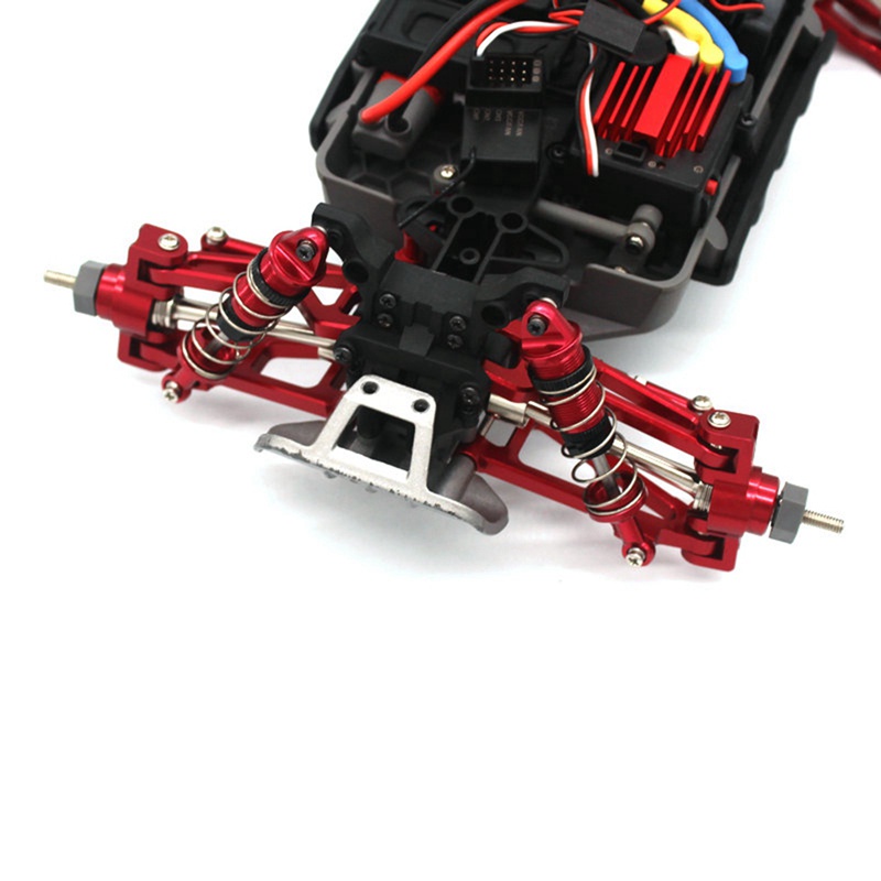 Set 4 Bộ Giảm Xóc Trước Và Sau Bằng Kim Loại Cho Xe Hơi Điều Khiển Từ Xa MJX H16 16207 16208 16209 16210 1 / 16 1