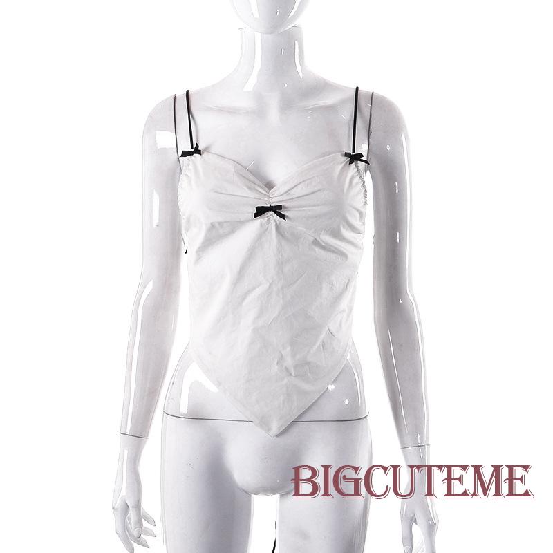 Áo Hai Dây Cổ Chữ V Thời Trang Gợi Cảm Cho Nữ