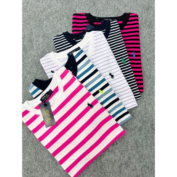 ÁO THUN SỌC TAY NGẮN