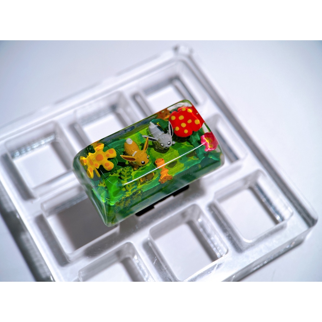 Nút 1.75U pokemon keycap, eevee và eevee shiny