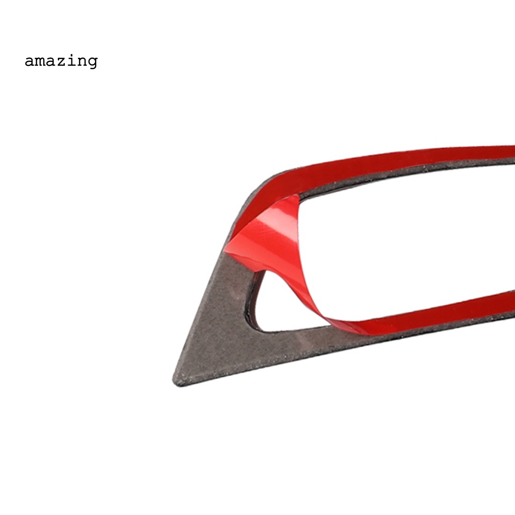 Sticker Sợi Carbon Dán Bảo Vệ Lỗ Khóa Trái / Phải Cho Xe Hơi BMW E70 E71 X5 X6 2009-2013