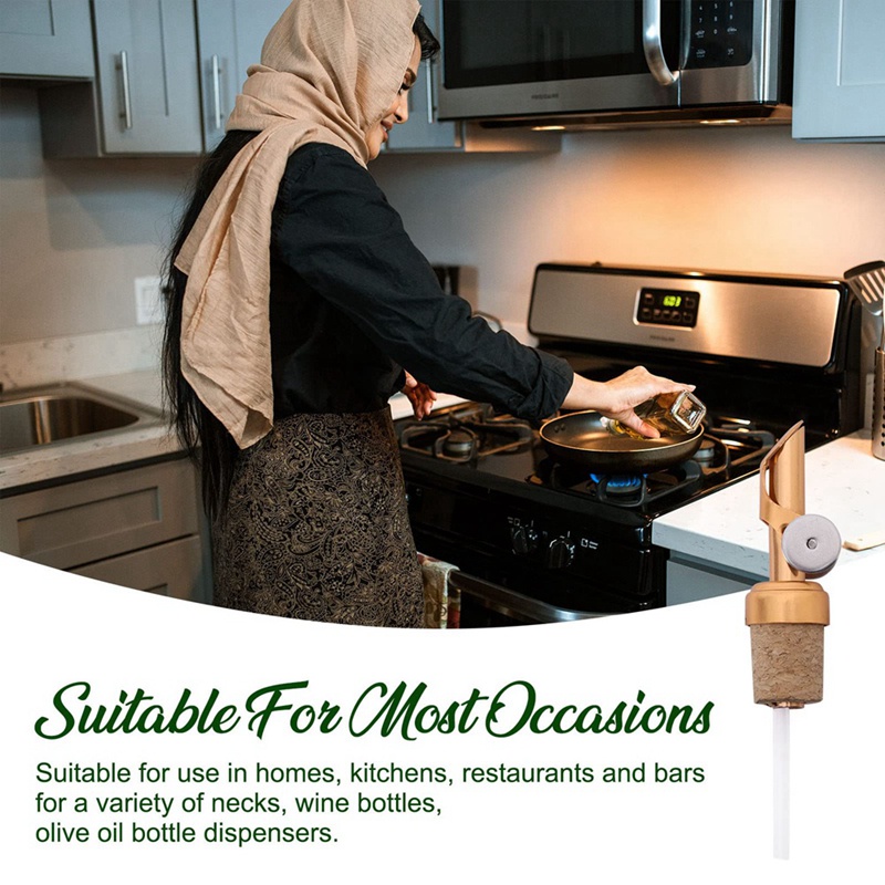 Set 2 Vòi Rót Dầu Olive / Giấm Có Vòi Rót Tiện Dụng Cho Nhà Bếp