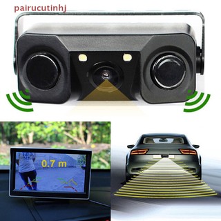 Bộ radar cảm biến đỗ xe 3 trong 1, hỗ trợ lùi xe 170 độ° máy ảnh thông dụng vn
