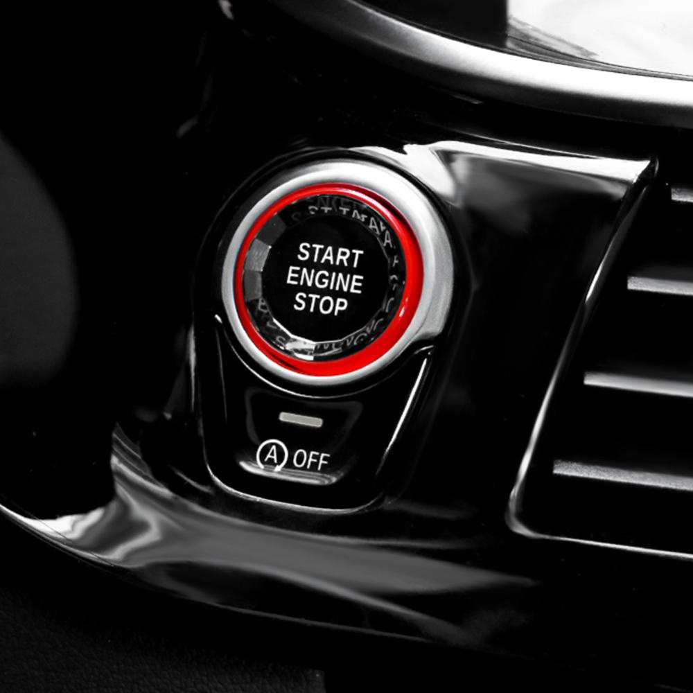 Miếng Dán Trang Trí Nút Khởi Động Xe Hơi BMW R4U11