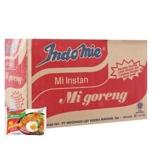 Mì Indomie vị Trứng đặc biệt, Bò Cay, Sườn (40 gói/thùng)