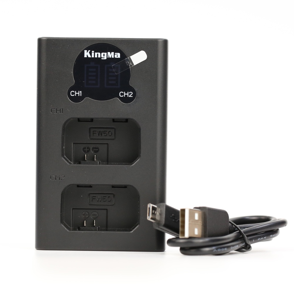 Bộ sạc + pin KingMa FW50 cho máy ảnh Sony