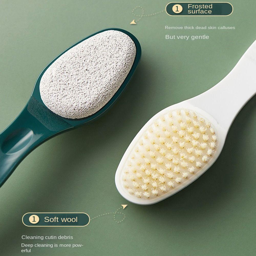 Bàn Chải Chà Gót Chân Tẩy Tế Bào Chết Hai Mặt Chăm Sóc Da|Máy Mài Da Chân Chuyên Dụng Chất Lượng Cao