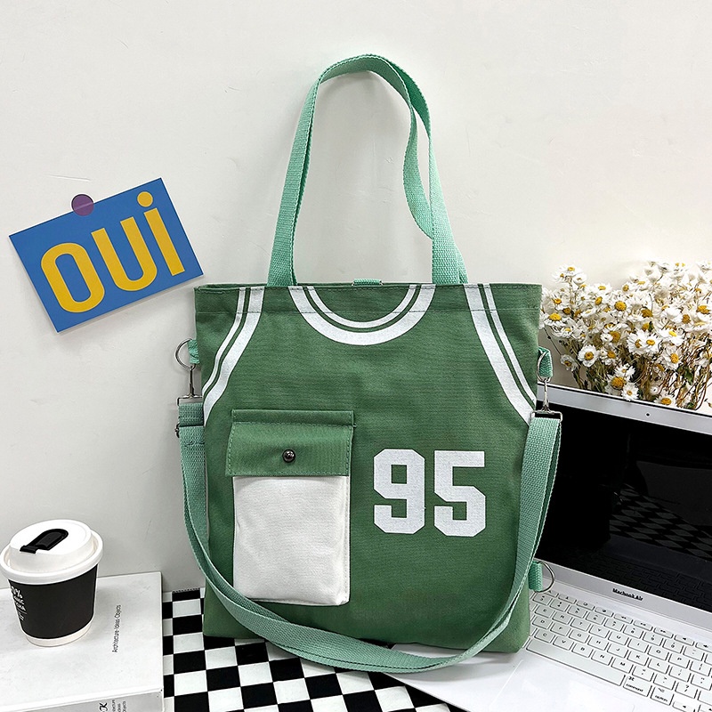 Túi Vải Canvas Đeo Chéo Thời Trang Đơn Giản