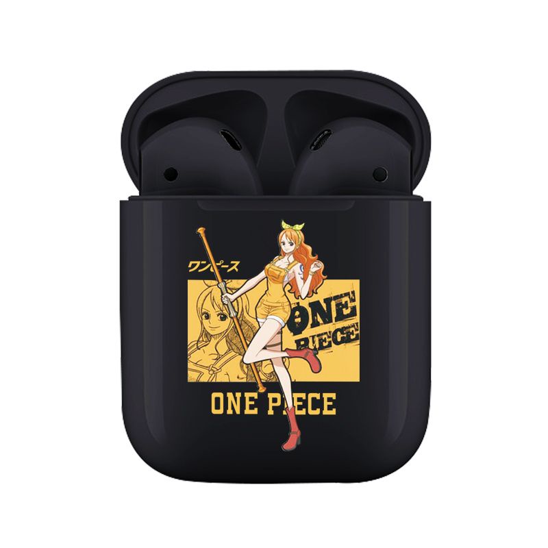 Tai Nghe Nhét Tai Bluetooth Không Dây Họa Tiết Hoạt Hình One Piece Luffy Peripheral