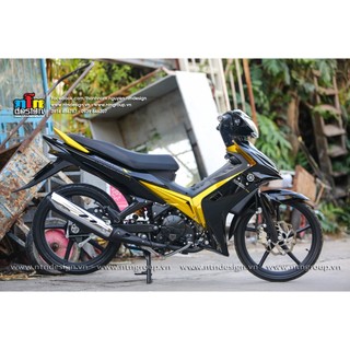 Tem Exciter 2008 - 2010 mẫu Cryton (Đen -Vàng)