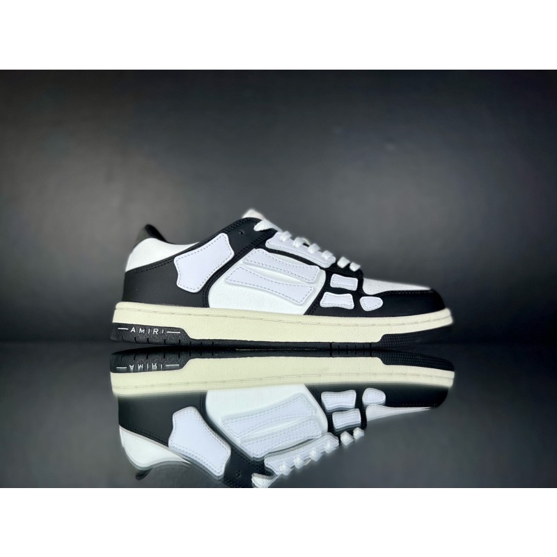 GIÀY THỂ THAO SNEAKER AMIRI TRẮNG ĐEN ĐẾ NGÀ PHONG CÁCH CỖ ĐIỂN | TẶNG KÈM BỘ QUÀ TẶNG GIÁ TRỊ