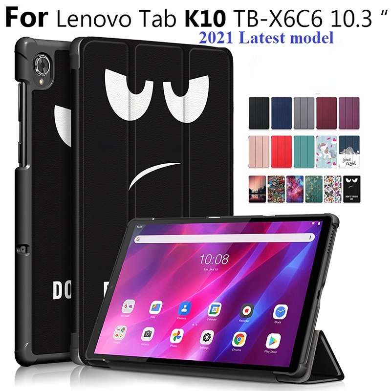 Ốp Máy Tính Bảng Da PU Cho Lenovo Tab K10 10.3 inch 2021 TB X6C6X TB-X6C6F Lenovo Tab K 10 K10 2021