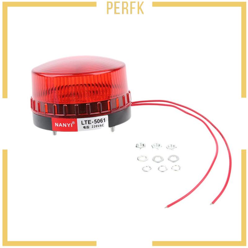 Đèn LED Cảnh Báo Khẩn Cấp Ánh Sáng Đỏ AC220V