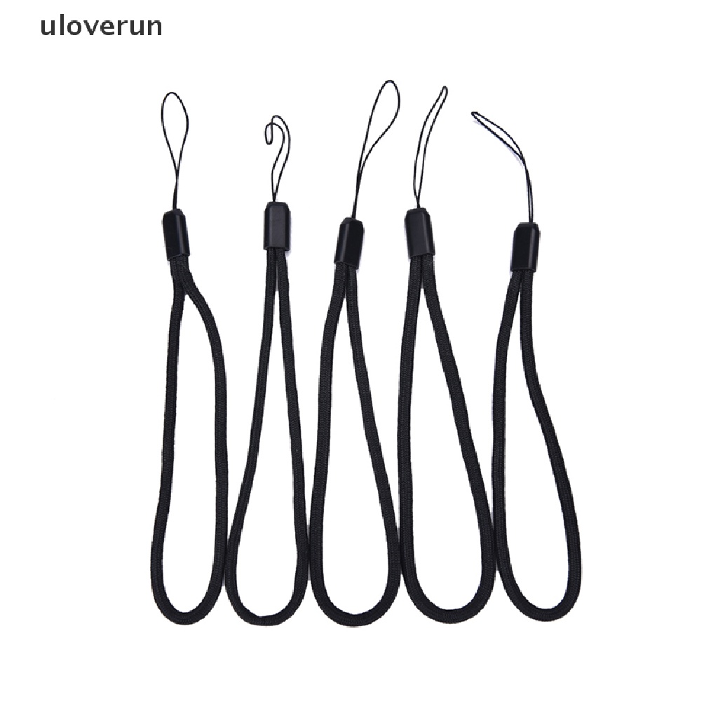 Set 5 Dây Đeo Nylon Màu Đen Dành Cho Điện Thoại / Máy Ảnh / iPod USB mp3 mp4 vn