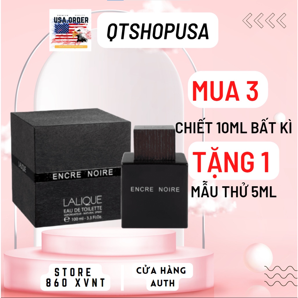 Nước hoa nam Encre Noire edt pour homme 100ml chính hãng