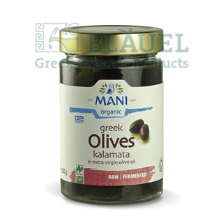 Trái oliu hữu cơ Mani Organic Greek Olives 280gr