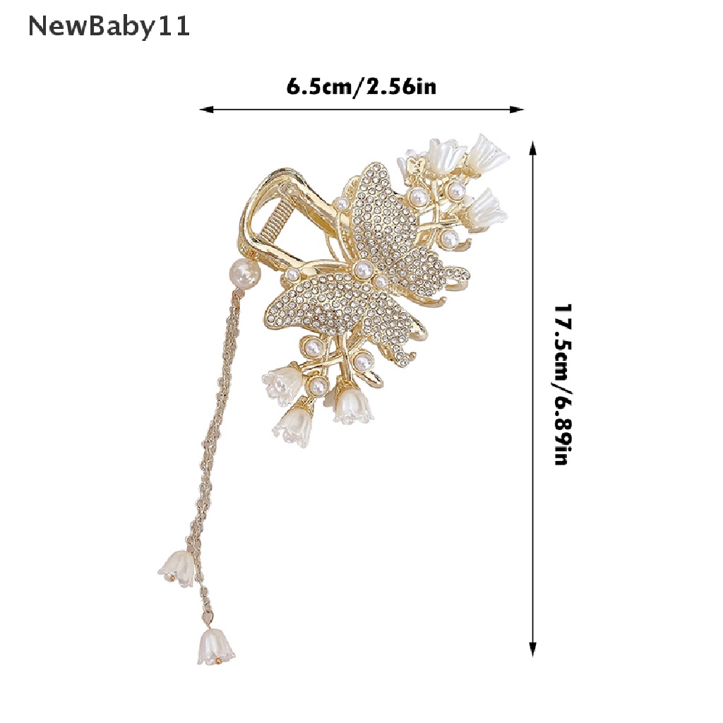 Kẹp Tóc Hình Cá Mập Đính Ngọc Trai Giả Thời Trang Cho Nữ