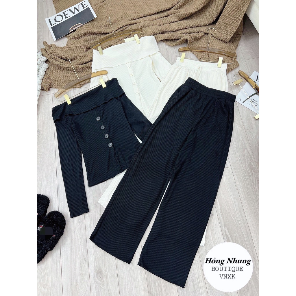 Sét bộ áo trễ vai hàng thiết kế đủ size S,M,L,XL