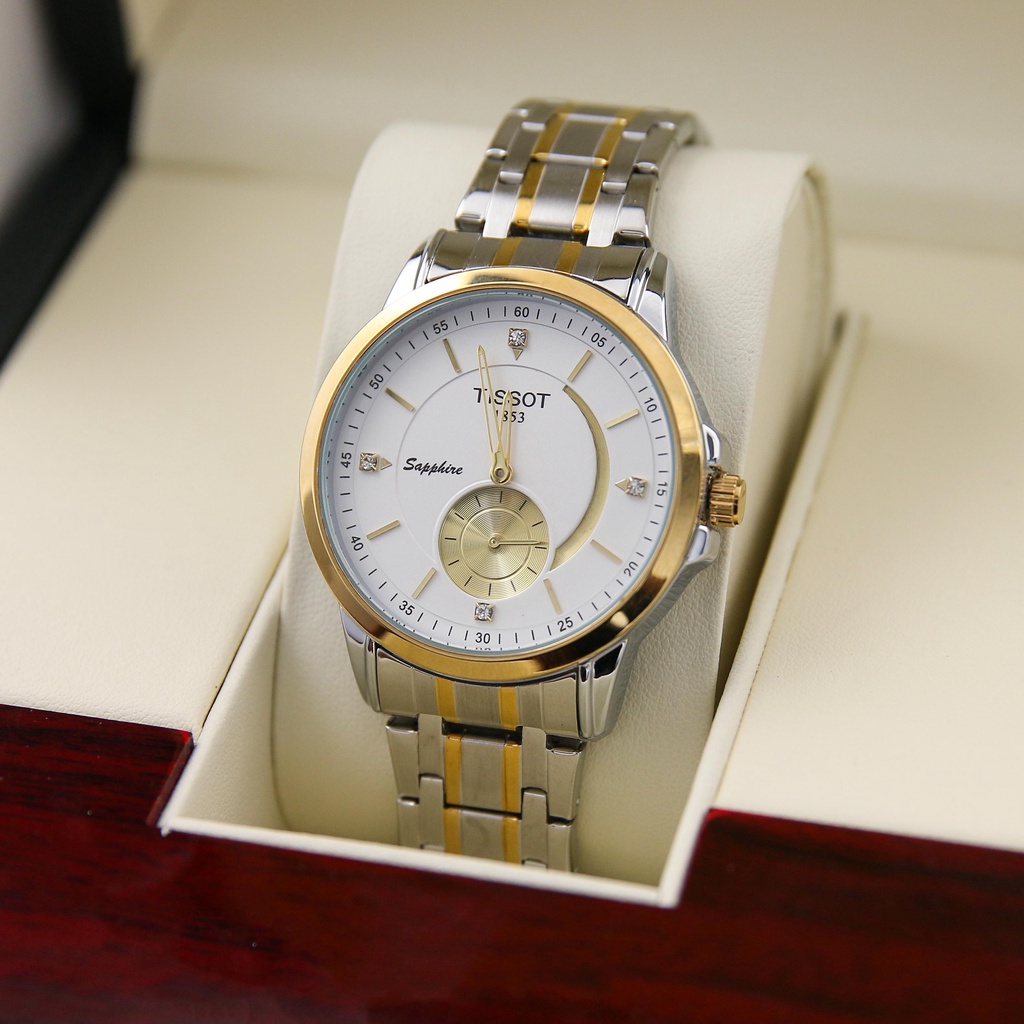 Đồng Hồ Nam Ti.ssot Dây Thép Không Gỉ , Kim Rốn, Kim Trôi