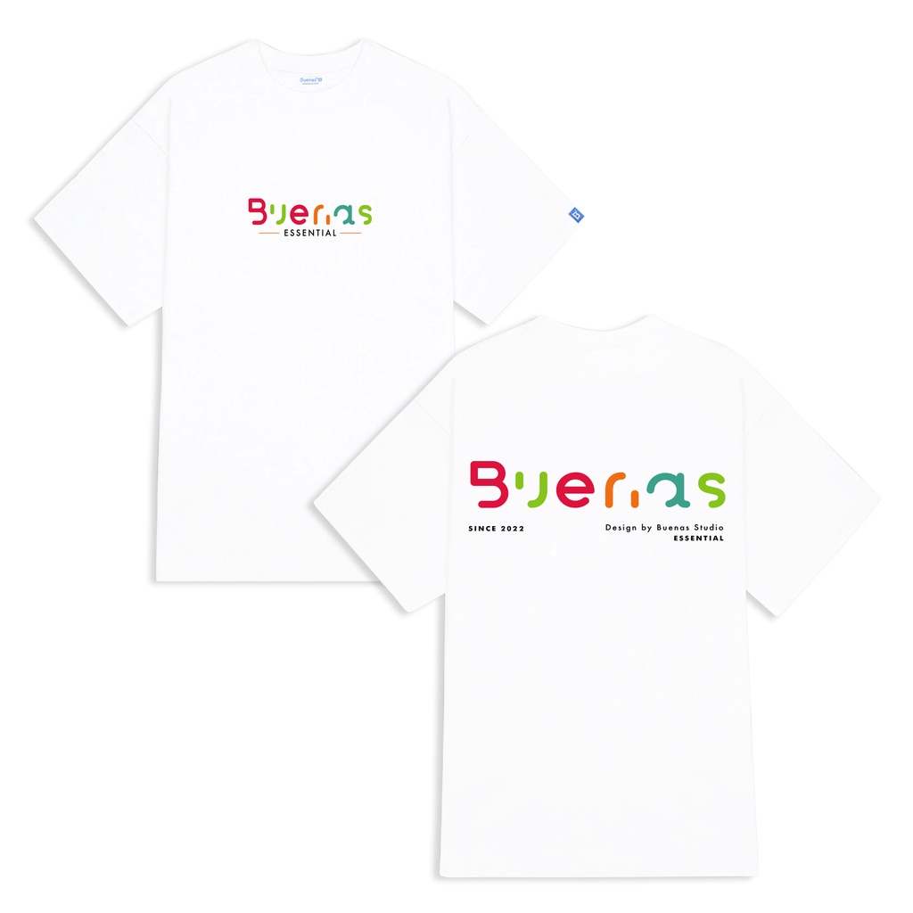 Áo thun local brand tay lỡ form oversize unisex cho nam nữ BUENAS - ESS21