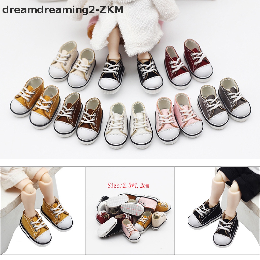 1 Đôi Giày Thể Thao Canvas Ob11 DOD Cho Búp Bê Molly, Obitsu 11 Holala, Gsc, Ymy, Ddf, 1 / 12 bjd