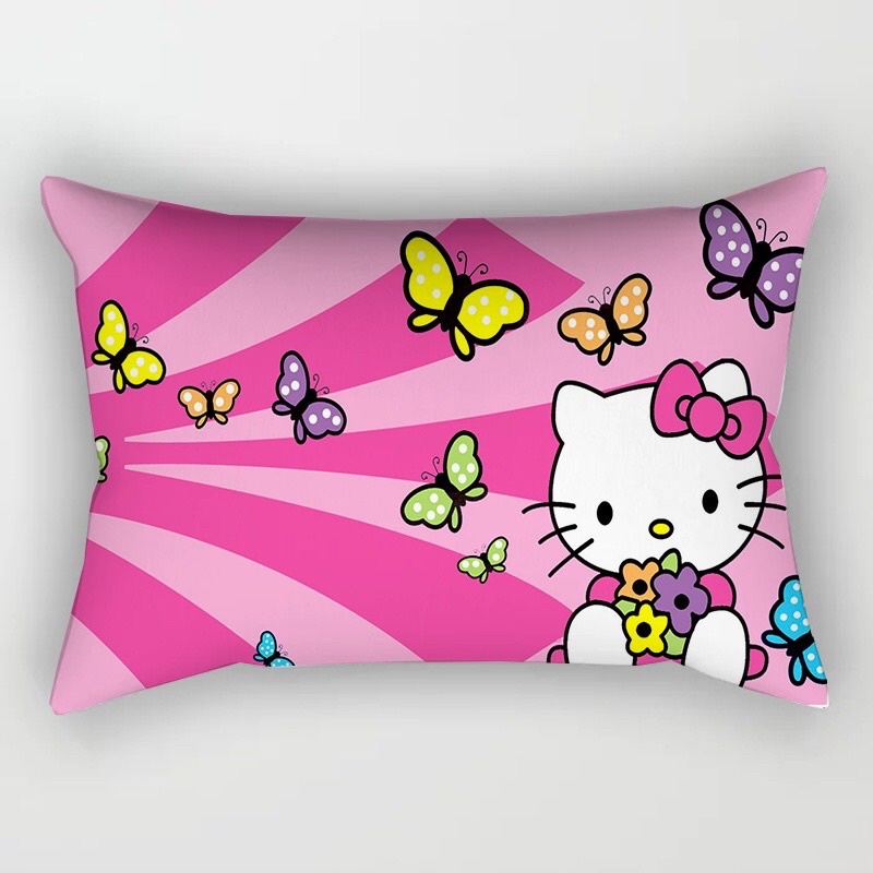 Gối nằm chữ nhật Hello Kitty cho bé 30x50 cm