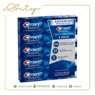 Kem đánh răng Crest 3D White Advanced Whitening