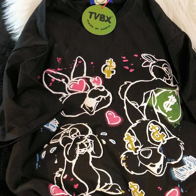 NRVP Áo Thun 100% Cotton Tay NgắN Plus Size Cho Nam Và Nữ