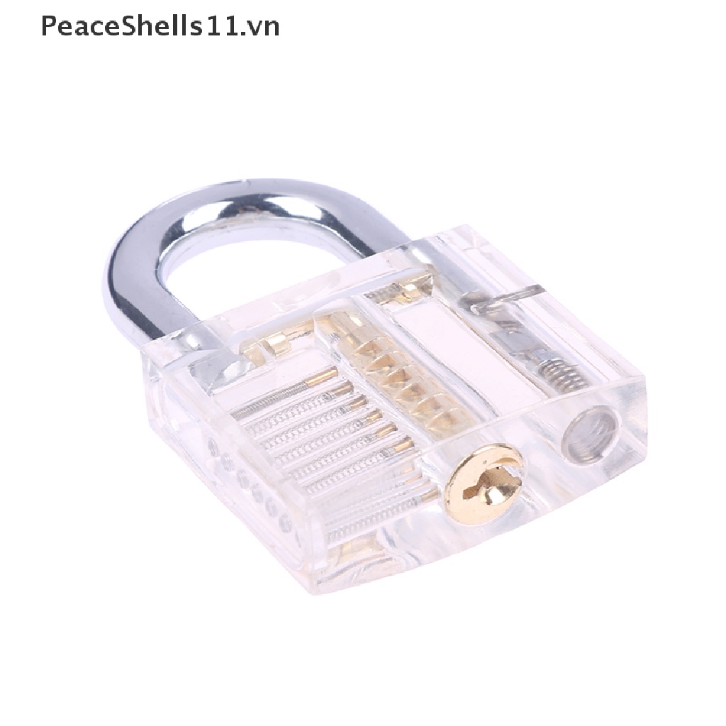 1 Bộ Dụng Cụ Thực Hành Khóa Trong Suốt Kèm Máy Vắt Chìa Khóa Gãy