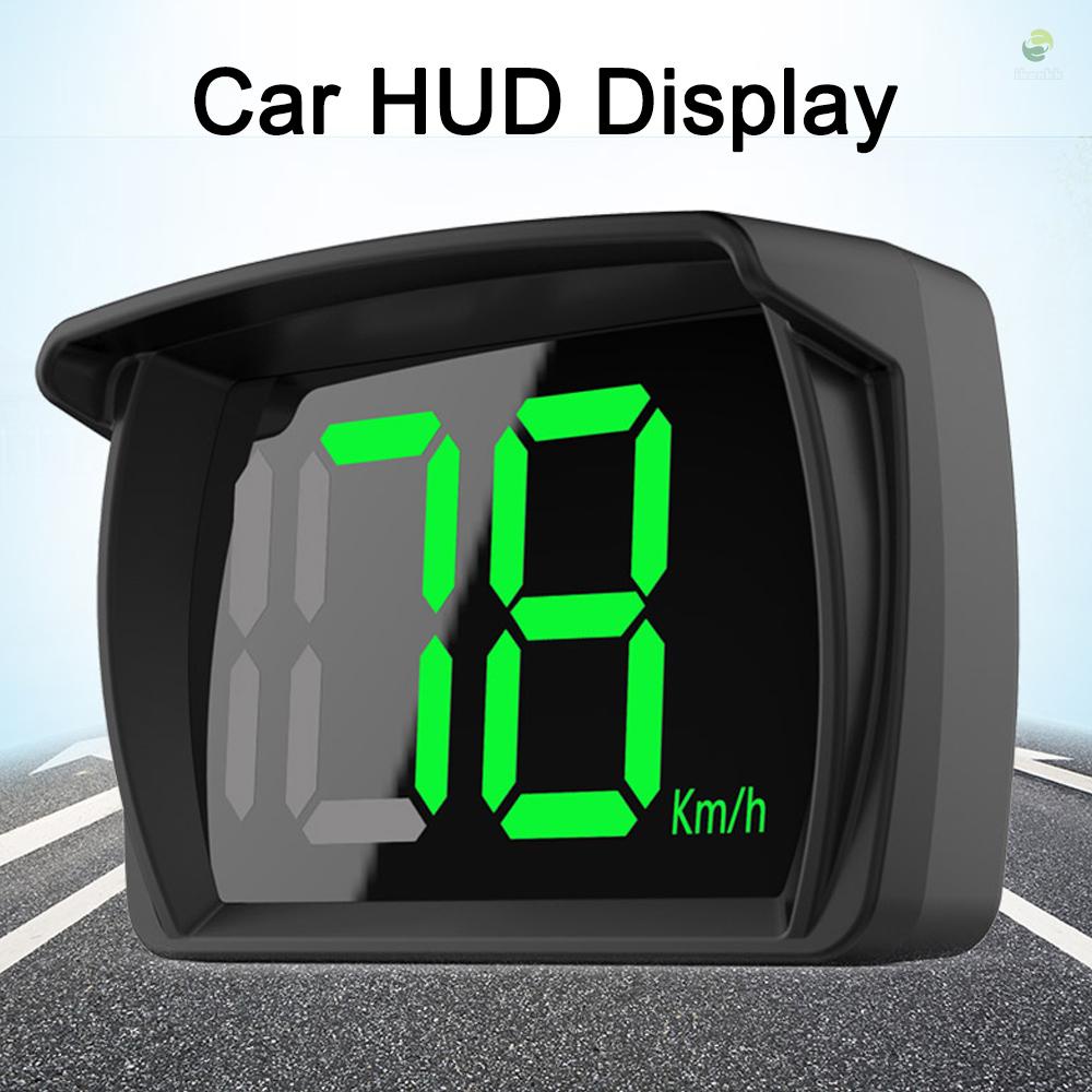 Đồng Hồ Đo Tốc Độ HUD KM / H MPH GPS Kỹ Thuật Số Với Màn Hình LED Lớn Cho Xe Hơi Xe Tải SUV
