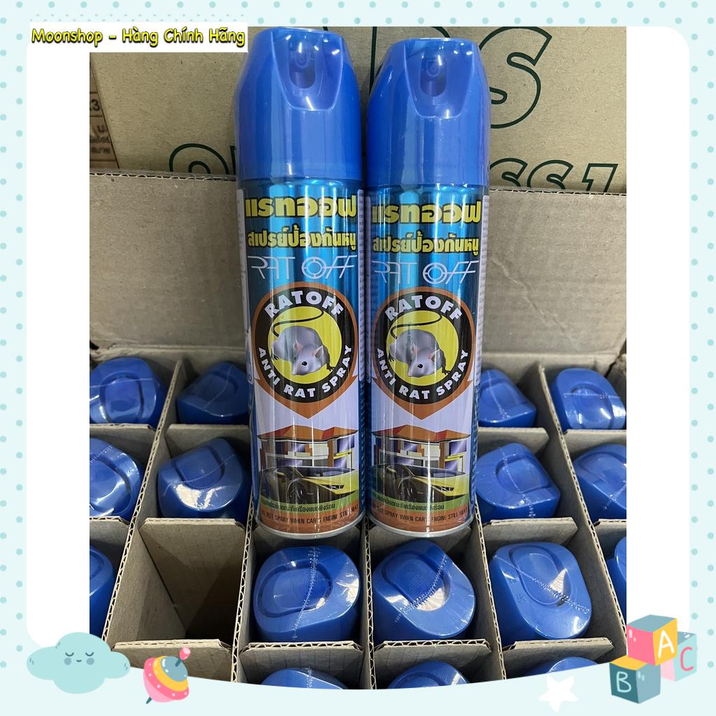 Chính hãng - Chai Xịt đuổi chuột số 1 tại Thái Lan Rat Off Anti Rat Spray 200ml - Moonshop_chuyên sỉ