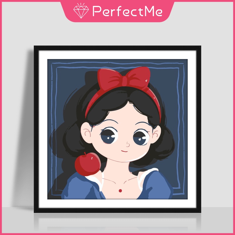 Bộ Tranh Đính Đá 5d Họa Tiết Công Chúa Disney Độc Đáo Kích Thước 30x30CM DIY Dùng Trang Trí Nhà Cửa