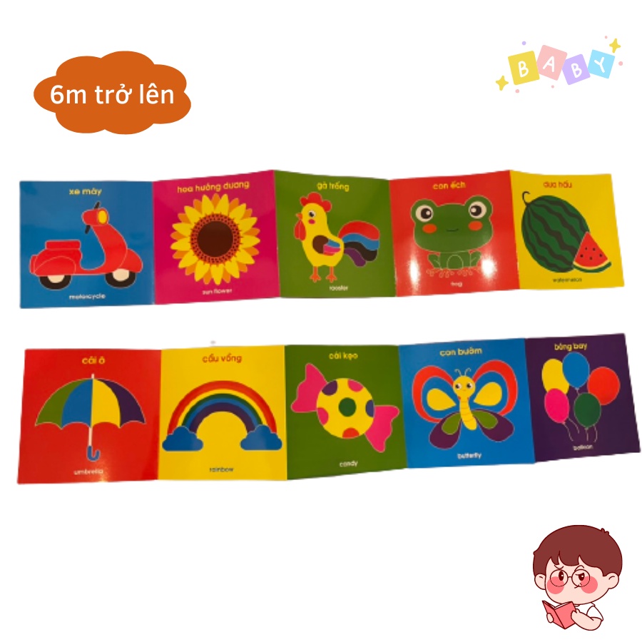 Bộ Thẻ Học ZICZAC ép Plastic