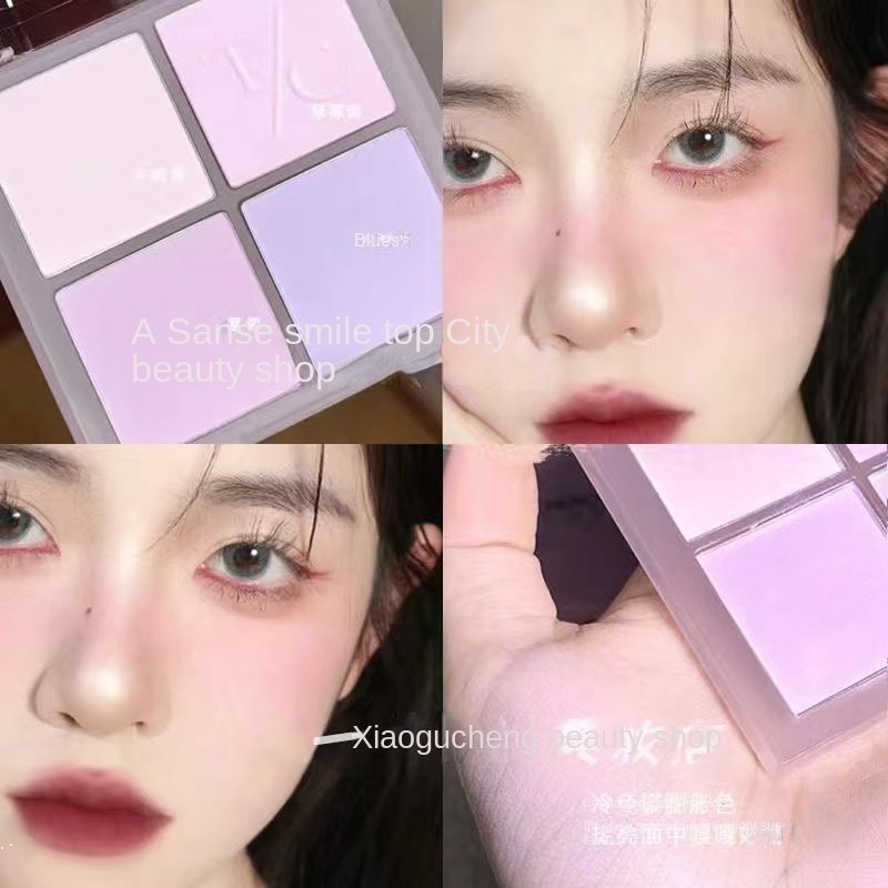 Phấn Má Hồng HERORANGE Tông Lì Tự Nhiên Lâu Trôi Bốn Màu Tùy Chọn