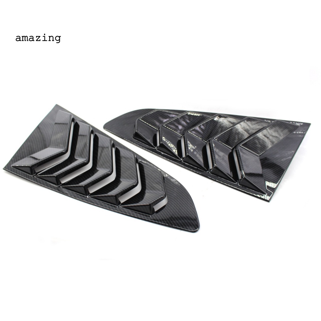 Bộ 2 Khung Cửa Sổ Bên Hông Họa Tiết Sợi Carbon Cho Ford Mustang 15-17
