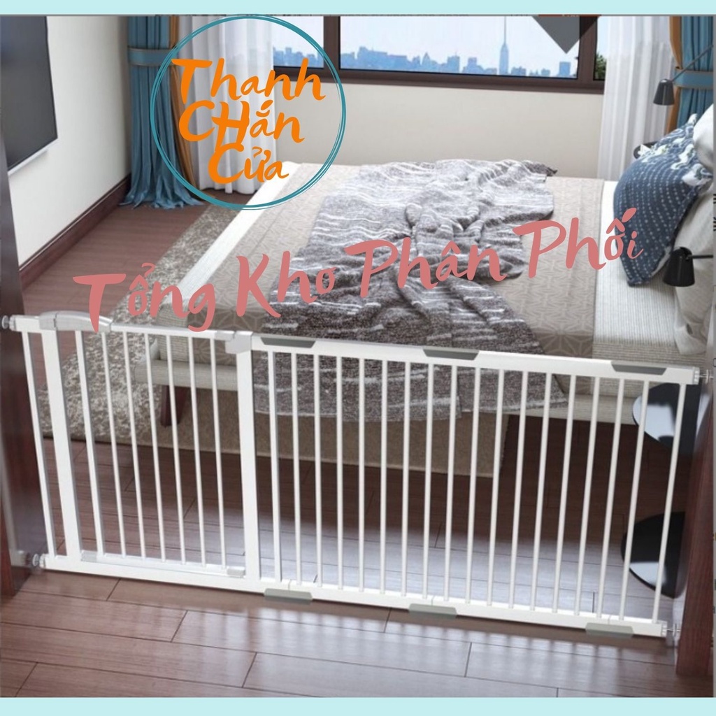 Thanh chắn cửa chắn cầu thang không khoan tường bảo vệ an toàn cho trẻ.Mẫu mới 2022