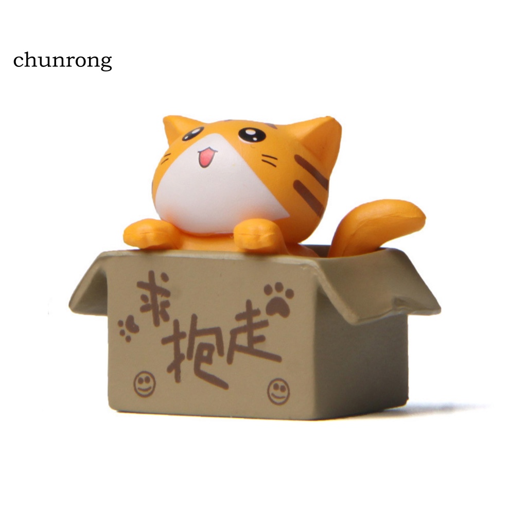 Cr Mô Hình Chú Mèo 3D Mini Trang Trí Sân Vườn