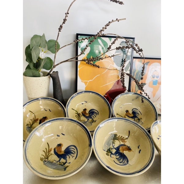 Tô Gà Nhỏ Hàng Thường C7*17.5cm  Có Chân Đinh