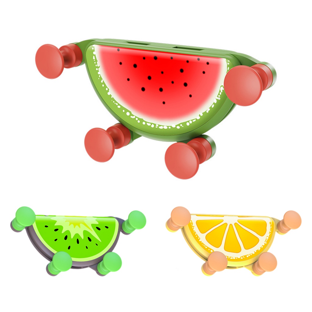 Giá Đỡ Điện Thoại Chống Sốc Chống Trượt Hình Hoa Hướng Dương / Trái Cây Hoạt Hình Có Thể Điều Chỉnh Cho Xe Hơi