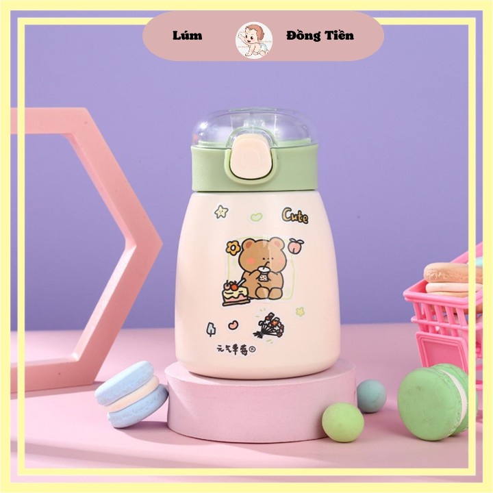 Bình Nước Giữ Nhiệt Inox 304 Tặng Thêm Tích Cơ Để Dán Lên Bình