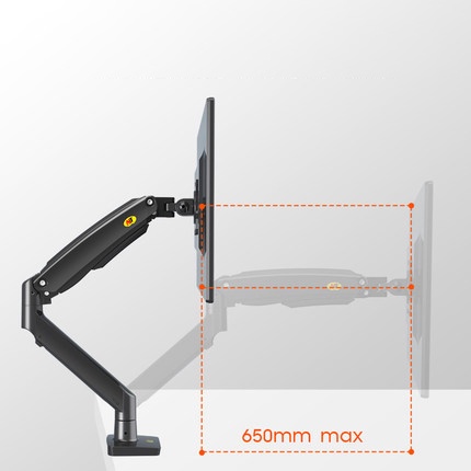 🔸 Giá treo màn hình máy tính Cao Cấp NB F100A 22 - 35 inch Arm màn hình tải trọng 12Kg Mẫu mới 2021 🔸