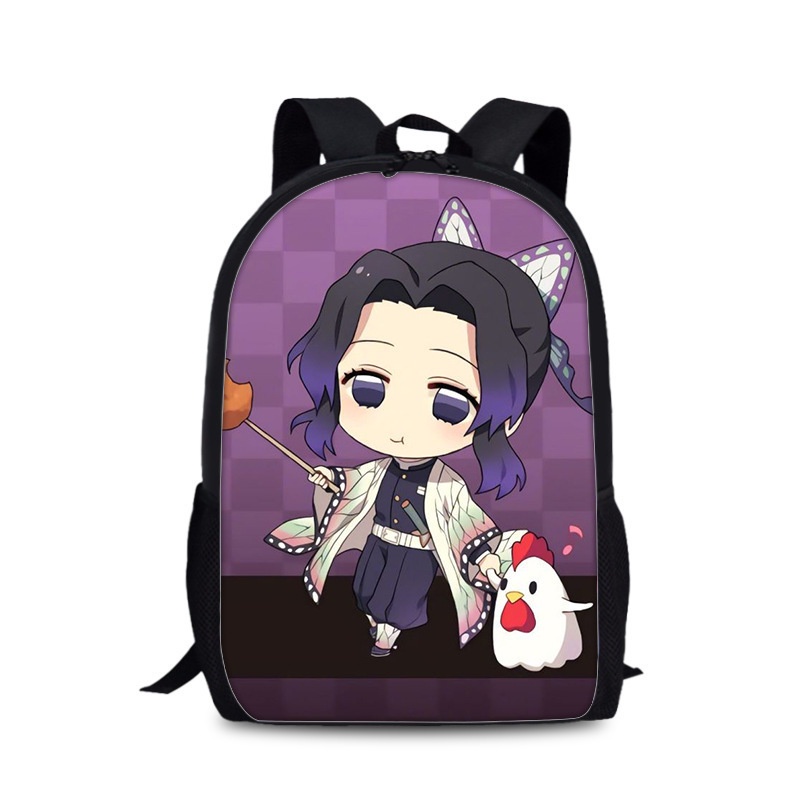 Ba Lô Họa Tiết Demon Slayer nezuko shinobu tanjiro Cho Bé