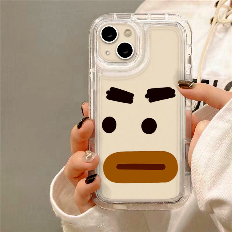 Ốp Điện Thoại Silicon TPU Mềm Trong Suốt Họa Tiết Emote Dễ Thương Cho IPhone 14 13 11 12 Pro XS Max X XR 7 8 Plus