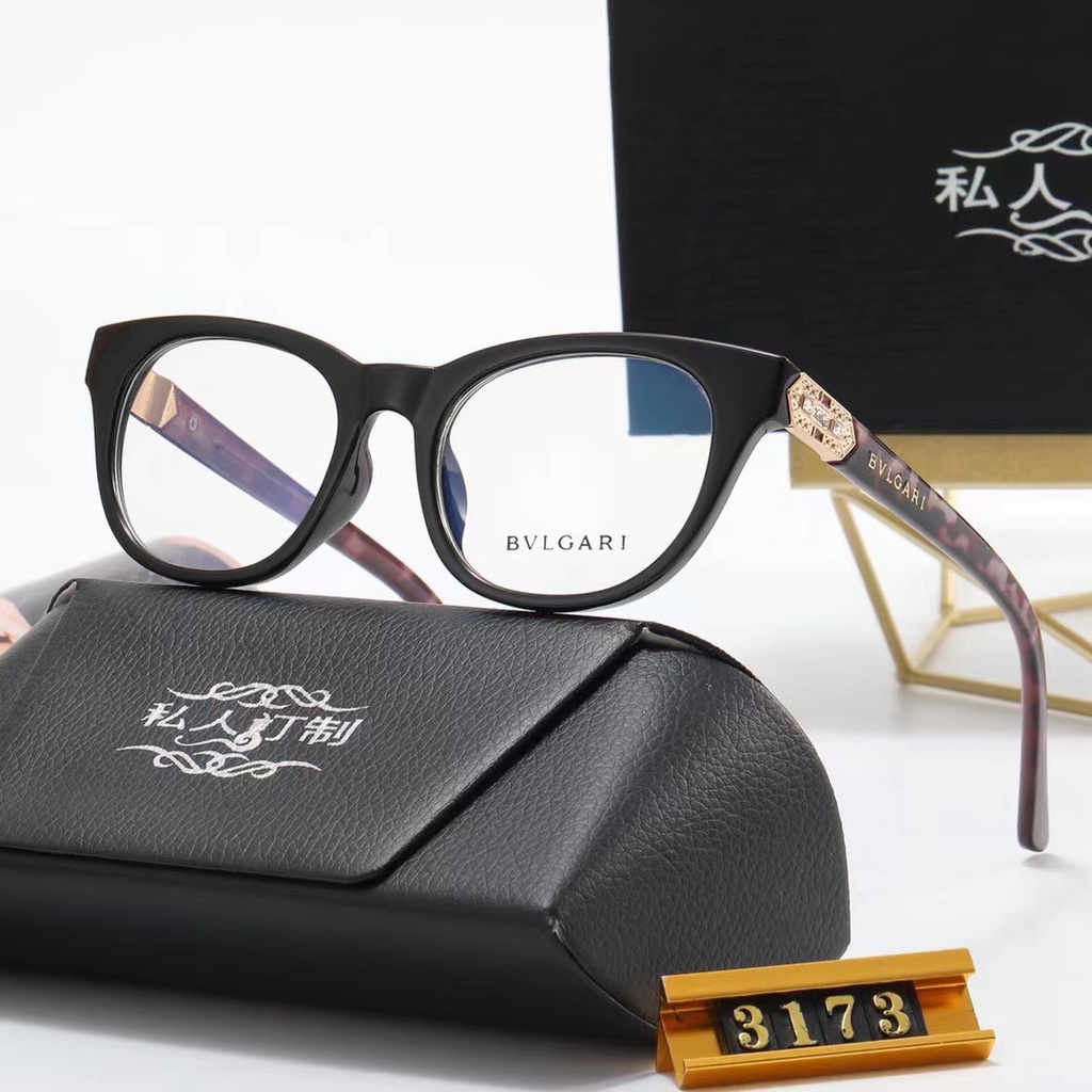 Mắt Kính BVLGARI Thời Trang Mới Năm 2023 Phong Cách Vintage Dành Cho Nam Và Nữ 3173