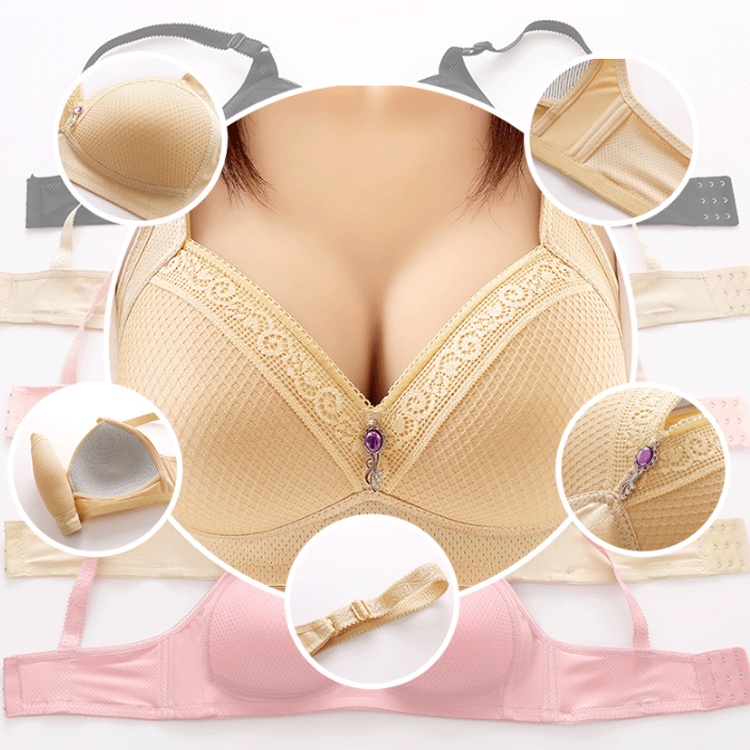 Áo Lót Nâng Ngực Không Gọng Thoáng Khí Thời Trang