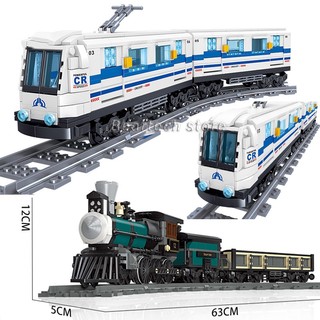 Set đồ chơi lắp ráp đường ray xe lửa cho bé