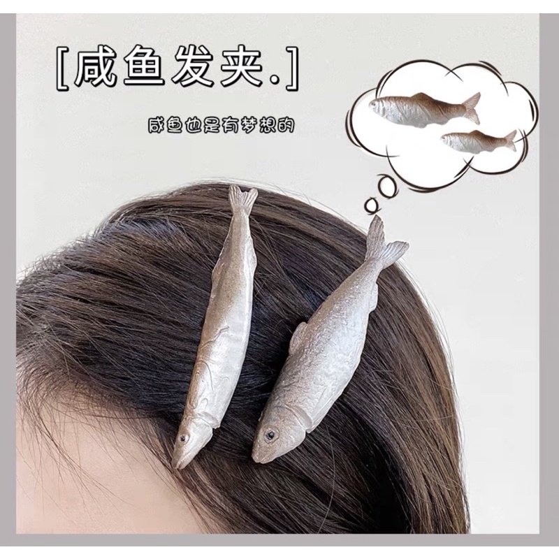 Kẹp tóc hình con cá dễ thương