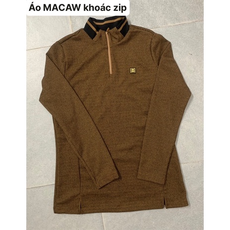 Áo dài tay MACAW khoác zip
