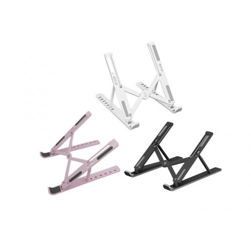 GIÁ ĐỠ LAPTOP NHỰA 16IN ĐỂ BÀN (ĐEN/ TRẮNG /HỒNG )