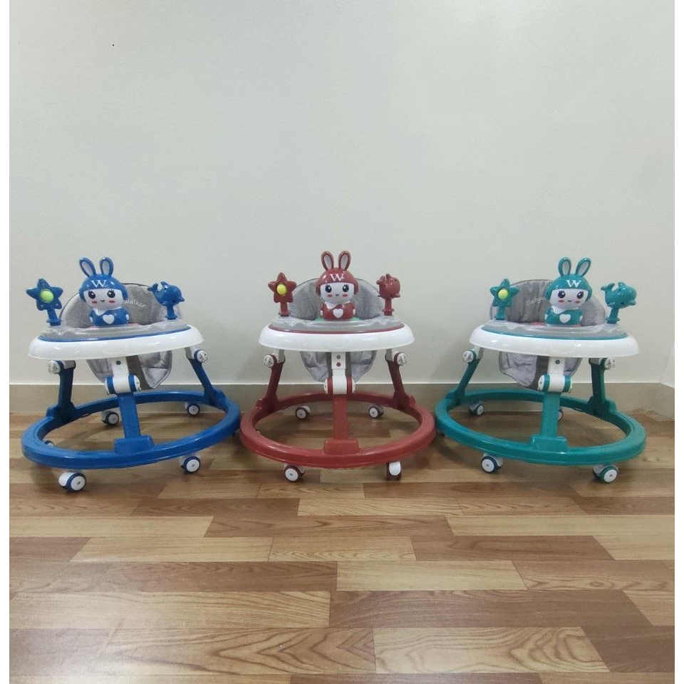 Xe tròn tập đi cho bé có nhạc và đèn kèm đồ chơi ngộ nghĩnh